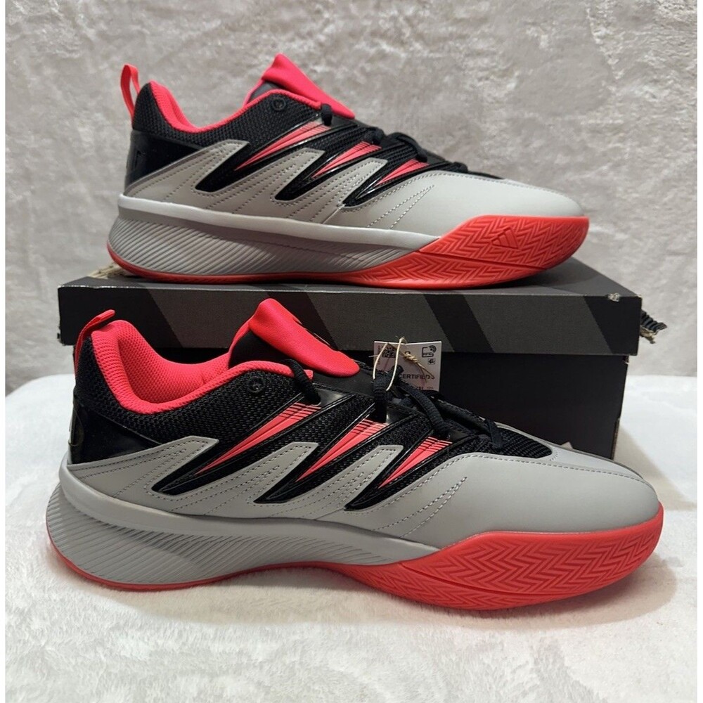 Adidas Dame Certified 3 Basketball Shoes Men’s Size 11 Black Red JI1540